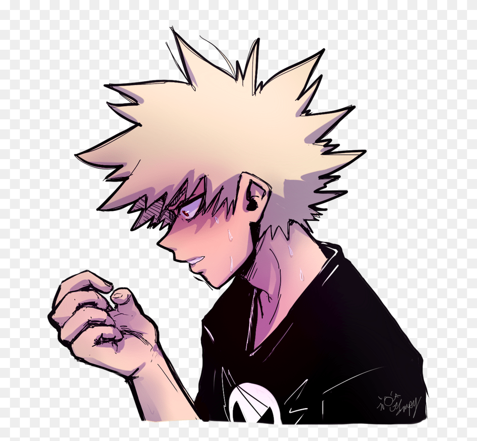 Impys Sad Obsessions What If Bakugou Even Temporarily Looses, Publication, Book, Comics, Person Free Png Download