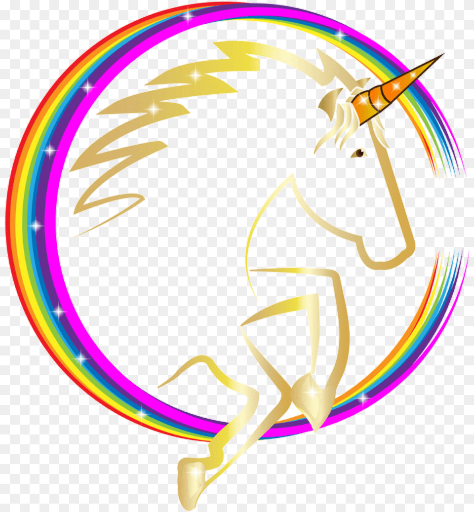Imresehi Unicorn Unicornio Rainbow Arcoiris Arco Free Transparent Png