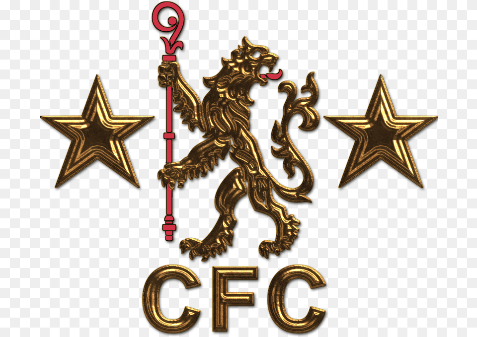 Imunionjack Images Chelsea Fc Logo Gold Hd Wallpaper, Bronze, Symbol, Cross, Star Symbol Png