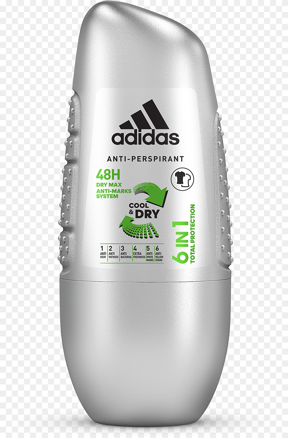 In 1 Anti Perspirant Roll On For Him Adidas, Cosmetics, Deodorant, Bottle, Can Free Png
