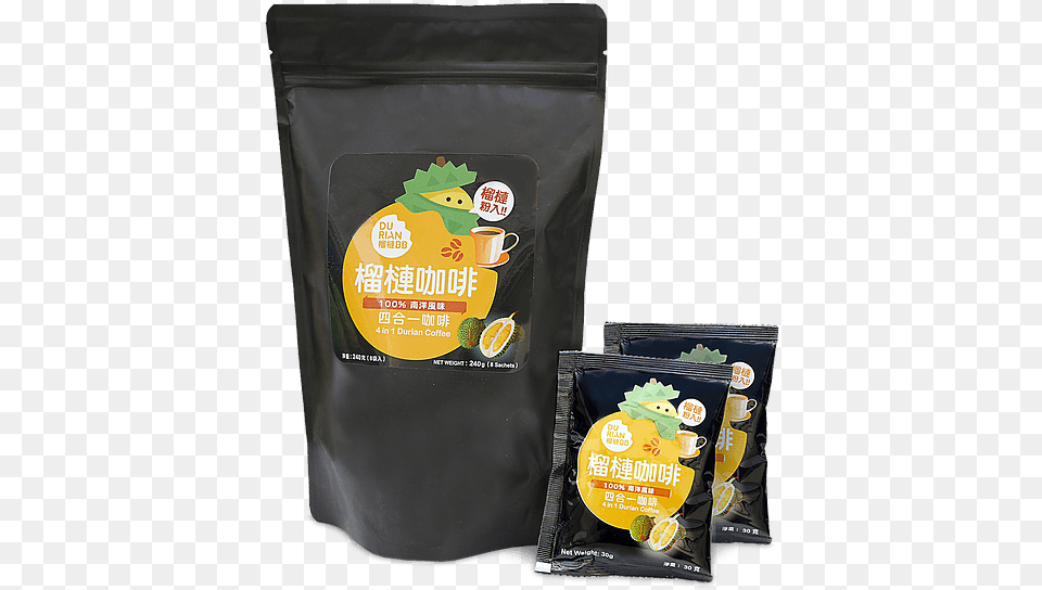 In 1 Durian Coffee Potato Chip, Cup, Powder, Food, Snack Free Png