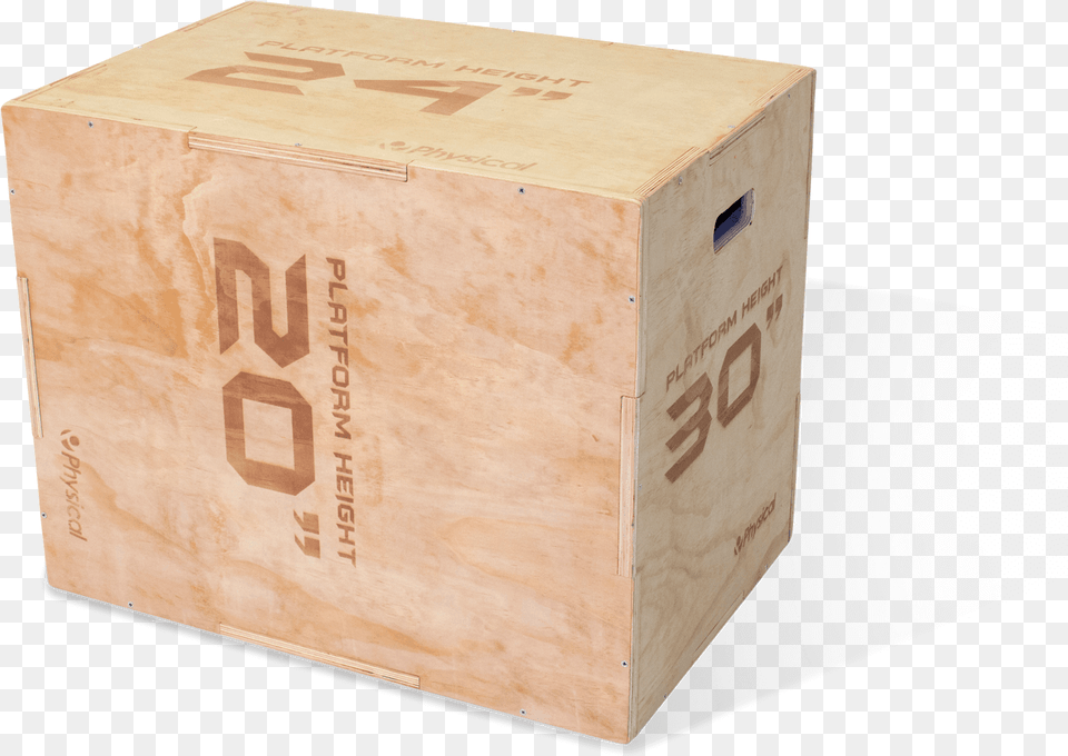 In 1 Wooden Plyo Boxtitle 3 In 1 Wooden Plyo Box Box, Crate, Plywood, Wood, Mailbox Free Png
