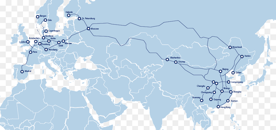 In 2017 There Were Over 3000 Goods Trains Between China Macedonia And India, Chart, Map, Plot, Atlas Png