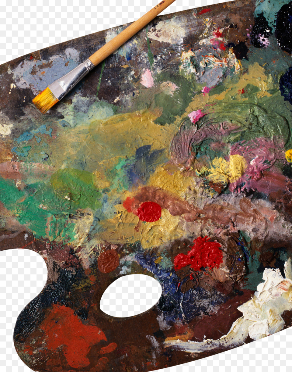 In A Podcast Interview Austin Kleon Asked This Question, Paint Container, Palette, Brush, Device Png Image
