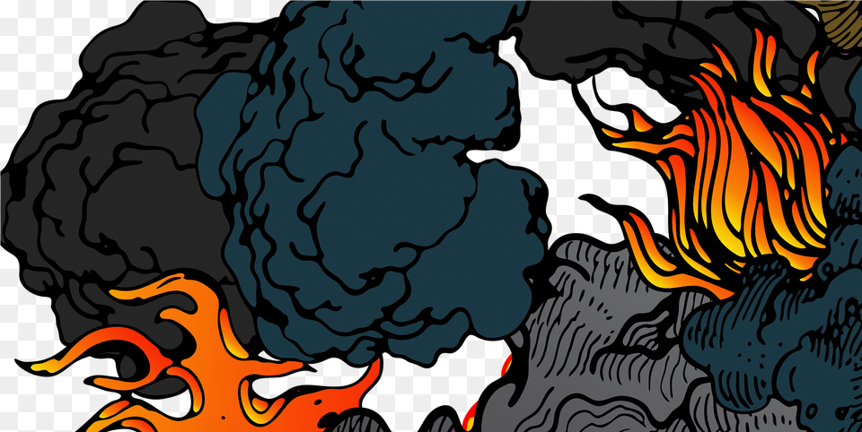 In Addition To The Pointy Teeth And The Whole Cannibalism Illustration, Mountain, Nature, Outdoors, Eruption Png