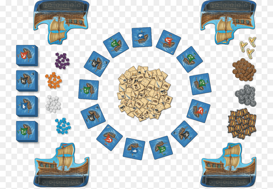 In Anchors Aweigh Players Have Ships With Cargo Holds Anchors Aweigh Board Game, Boat, Transportation, Vehicle, Art Free Png