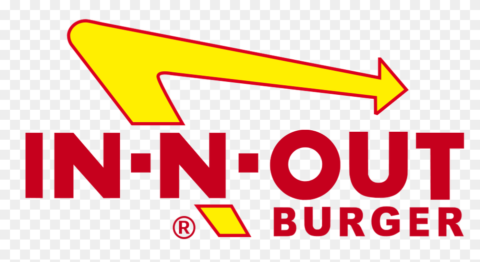 In And Out Burger Logo Road Food Good Eats In N Out Burger Logo, Dynamite, Weapon, Light, Text Free Png