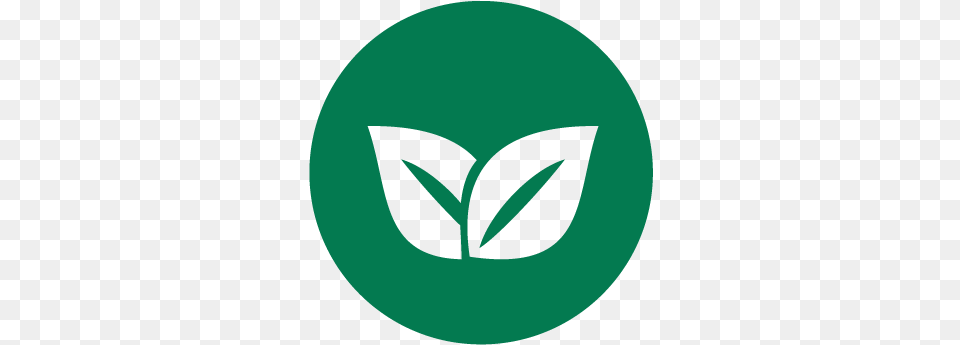 In Areas Where Real Grass Is Difficult To Grow Or Maintain Partnership Icon Green, Leaf, Plant, Logo, Disk Free Png Download