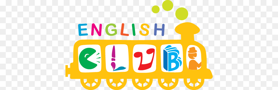 In August Our English Club Programme Runs On Saturdays School English Club Logo, Text, People, Person, Number Free Transparent Png