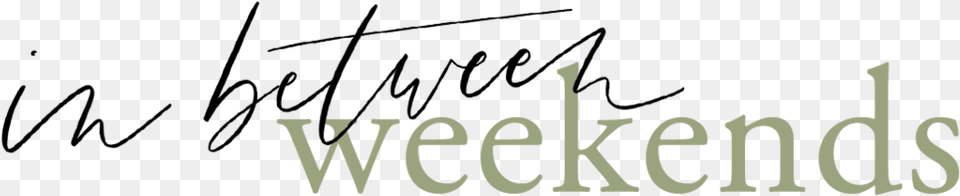 In Between Weekends Marketing Personal, Text, Logo Free Png