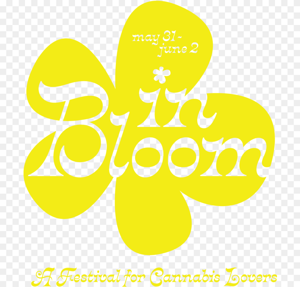 In Bloom A Festival For Cannabis Lovers Graphic Design, Baby, Person, Logo, Text Png