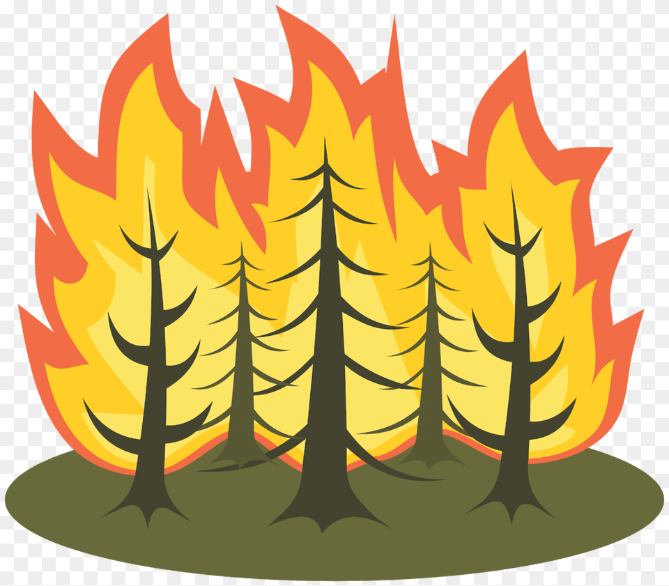 In Case Of Emergency Brush And Palette, Fire, Flame Png