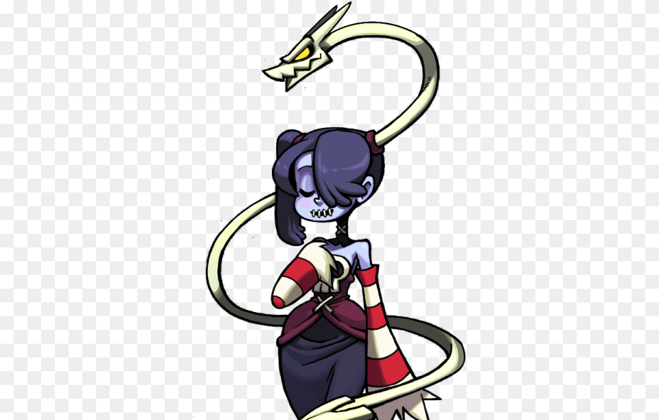 In Case You Dont Get It Shes Singing Skullgirls Squigly, Electronics, Hardware, Book, Comics Png