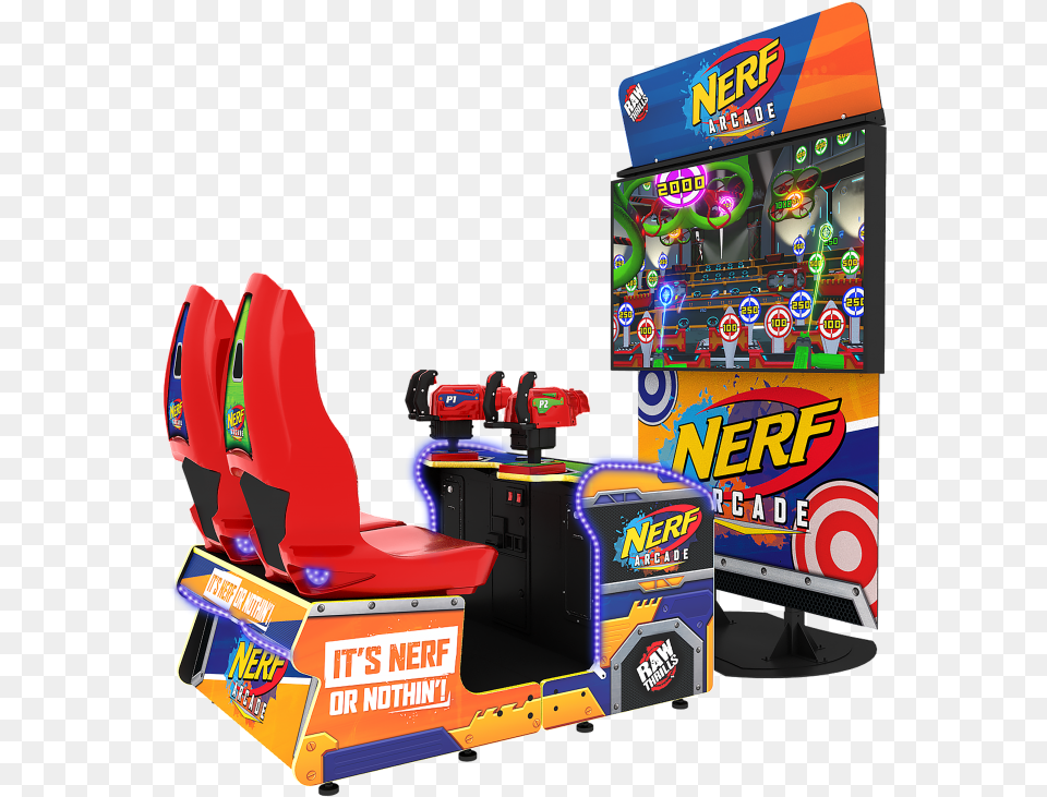 In Case You39ve Grown Up Up To Now 50 Years Within The Nerf, Arcade Game Machine, Game, Bulldozer, Machine Png Image