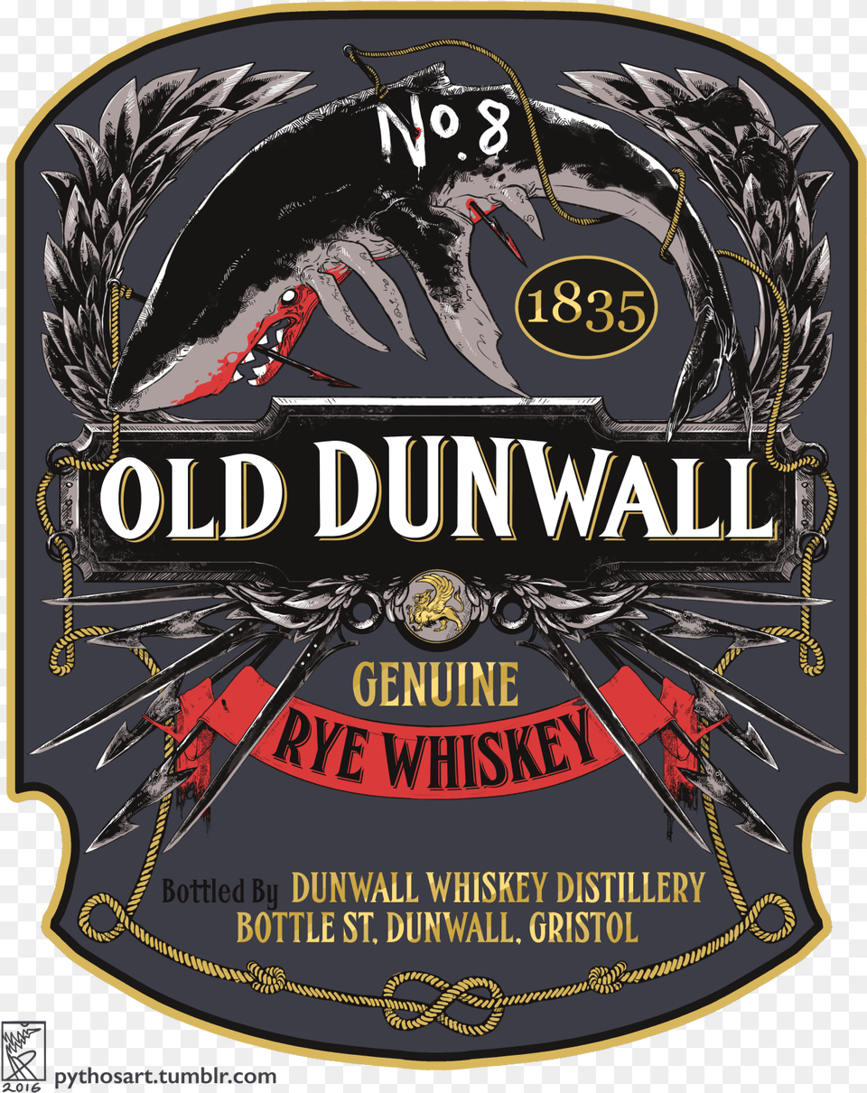 In Celebration Of Dishonored 2s Release And It Being Dunwall Whisky, Advertisement, Poster, Alcohol, Beer Free Png