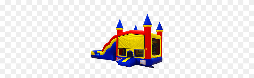In Combo Bounce House Wet Or Dry Jumping Things, Inflatable, Play Area, Outdoors Png Image