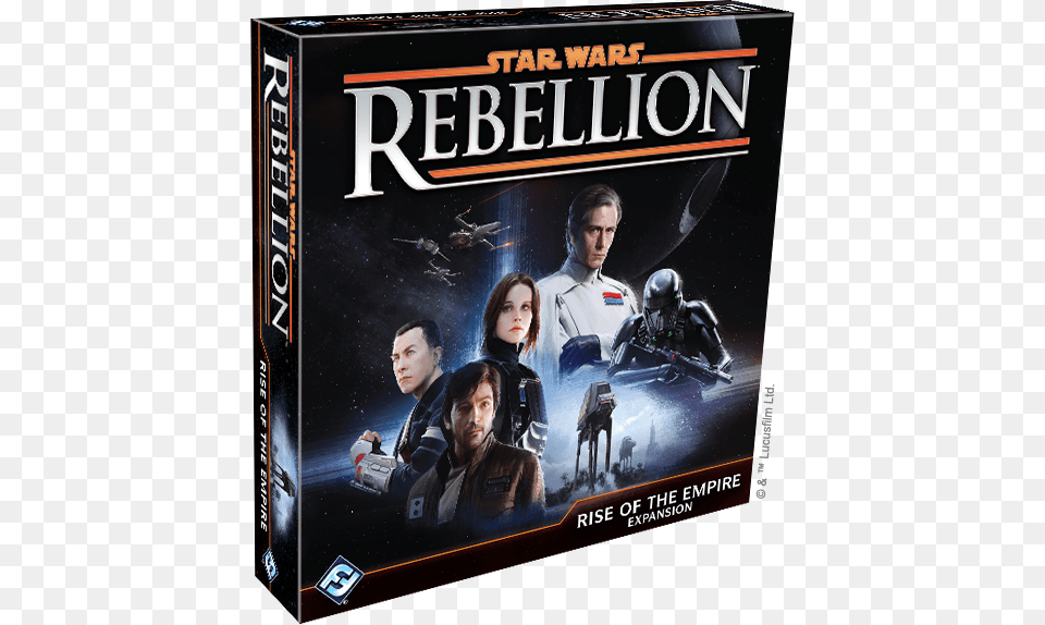 In Committing To Rogue One Rise Of The Empire Necessarily Star Wars Rebellion Board Game Rise, Advertisement, Adult, Poster, Person Png Image