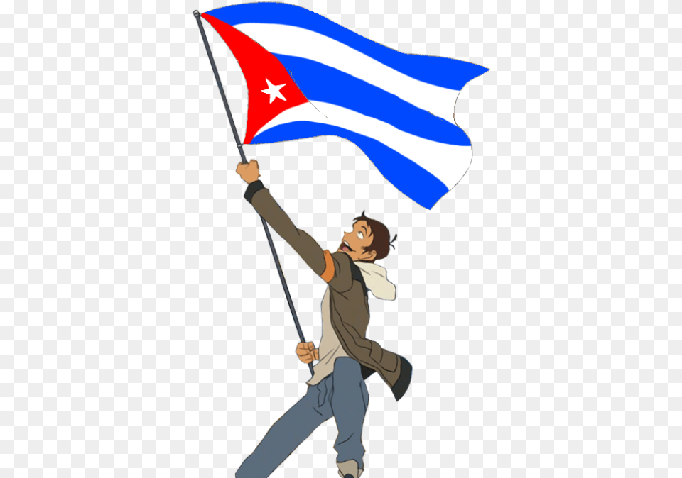 In Cuba Clipart Transparent Lance, Person, Flag, Face, Head Free Png