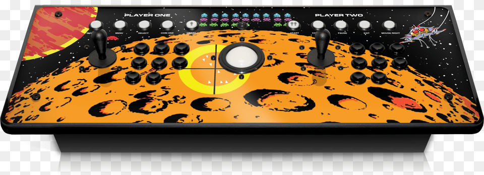 In Custom Arcade Controller Space Invaders Moon Control Panel Space Invaders, Electronics, Indoors Free Png Download