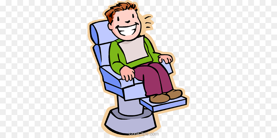 In Dentist Chair Getting Check Up Royalty Vector Clip Art, Indoors, Baby, Bathroom, Person Free Png Download