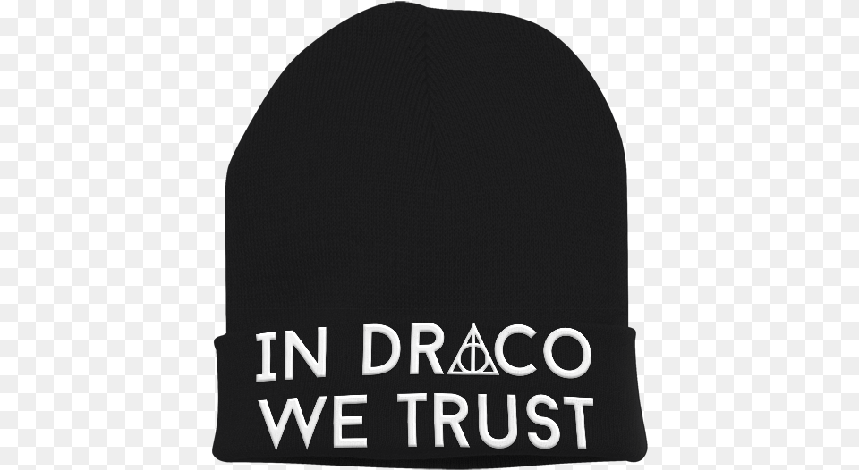 In Draco We Trust, Beanie, Cap, Clothing, Hat Free Transparent Png