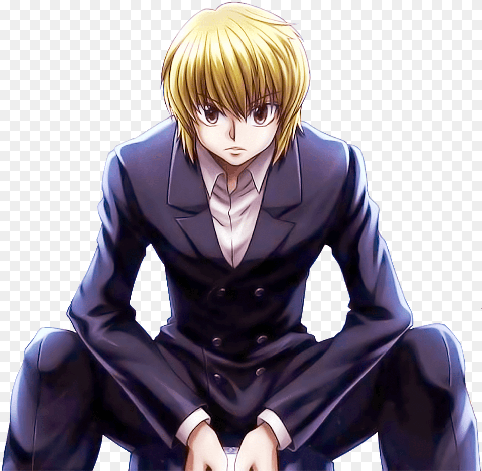 In Fact Their Hair And Face Are Even More Close In Hunter X Hunter Kurapika, Publication, Book, Comics, Adult Png Image