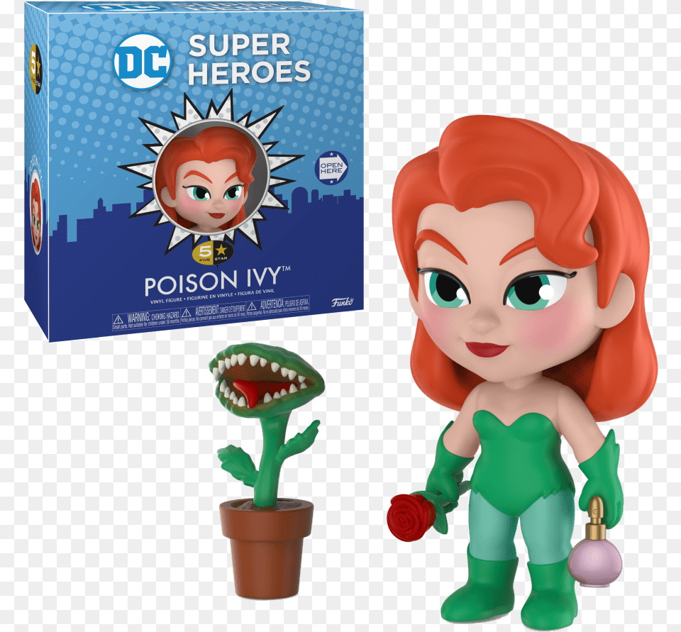 In Funko Pop Vinyl Games Fnaf Sister Location Funko 5 Star Dc Classic Poison Ivy, Baby, Person, Face, Head Png Image