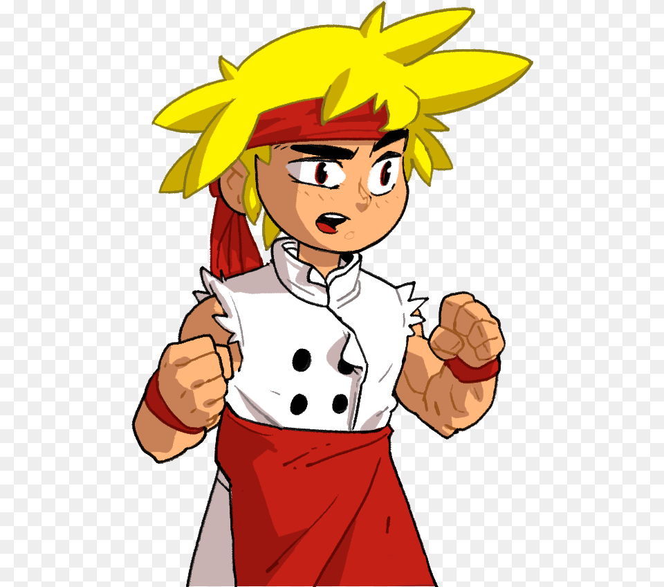 In Game Rendering Of Chef Gogo For Text Boxes And The Cartoon, Book, Comics, Publication, Baby Free Png Download