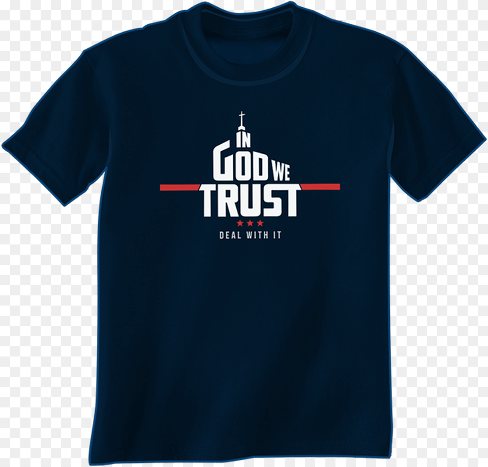 In God We Trust Varsity U Of T Blues, Clothing, T-shirt, Shirt Free Png
