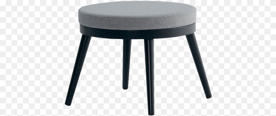 In Gray And Black Footstool, Furniture, Bar Stool, Appliance, Blow Dryer Free Png Download
