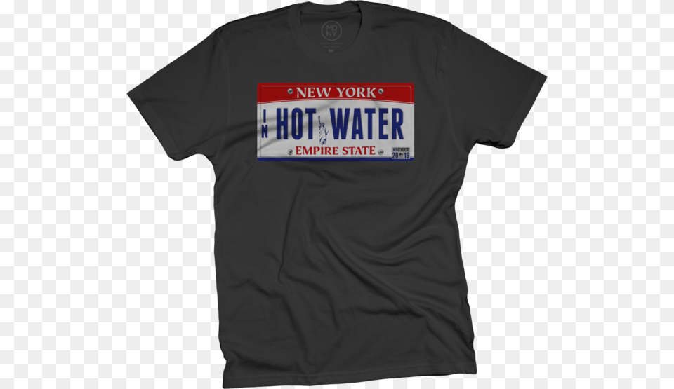 In Hot Water Rwb License Plate T Shirt, Clothing, T-shirt Png