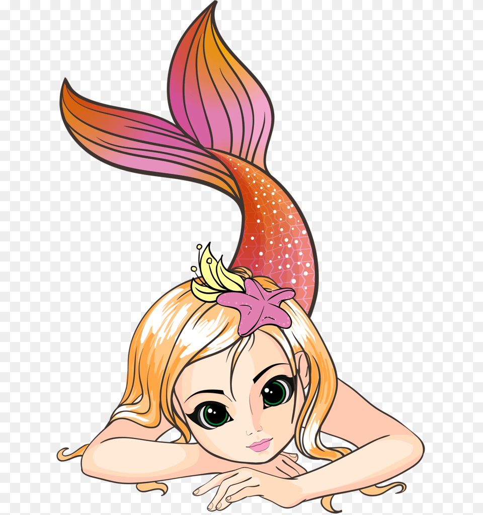 In I Should Have Been A Mermaid, Book, Comics, Publication, Face Png Image