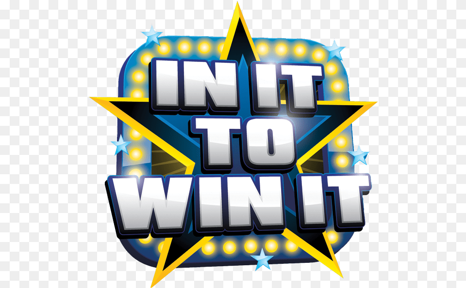 In It To Win It Game Show Logo Win It Games, Bulldozer, Machine Free Transparent Png