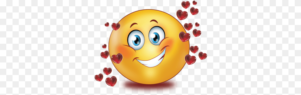 In Love With Red Glossy Hearts Emoji Facebook Icon, Food, Fruit, Plant, Produce Png
