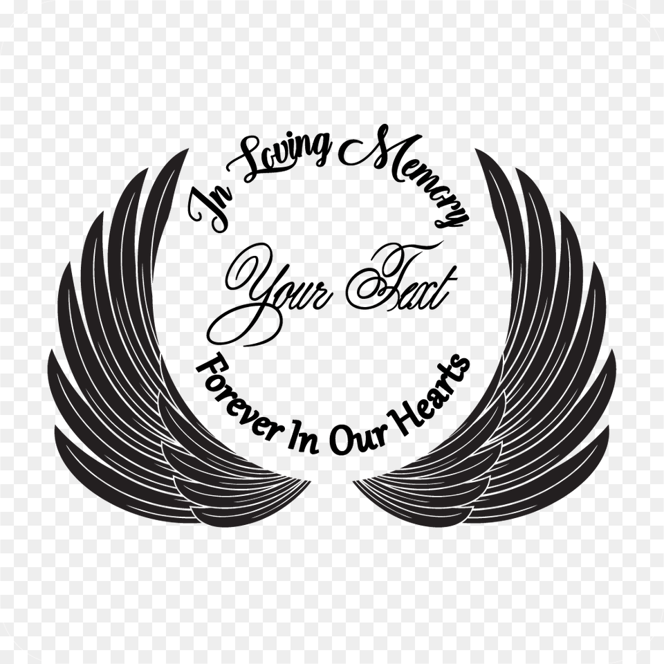 In Loving Memory Decal Style, Text, Handwriting, Calligraphy Free Png