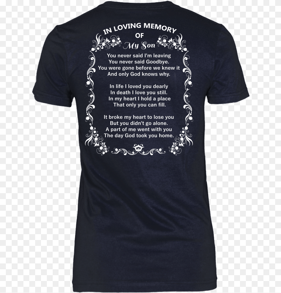 In Loving Memory Of My Son Welder Wife Prince Charming, Clothing, T-shirt, Shirt Png