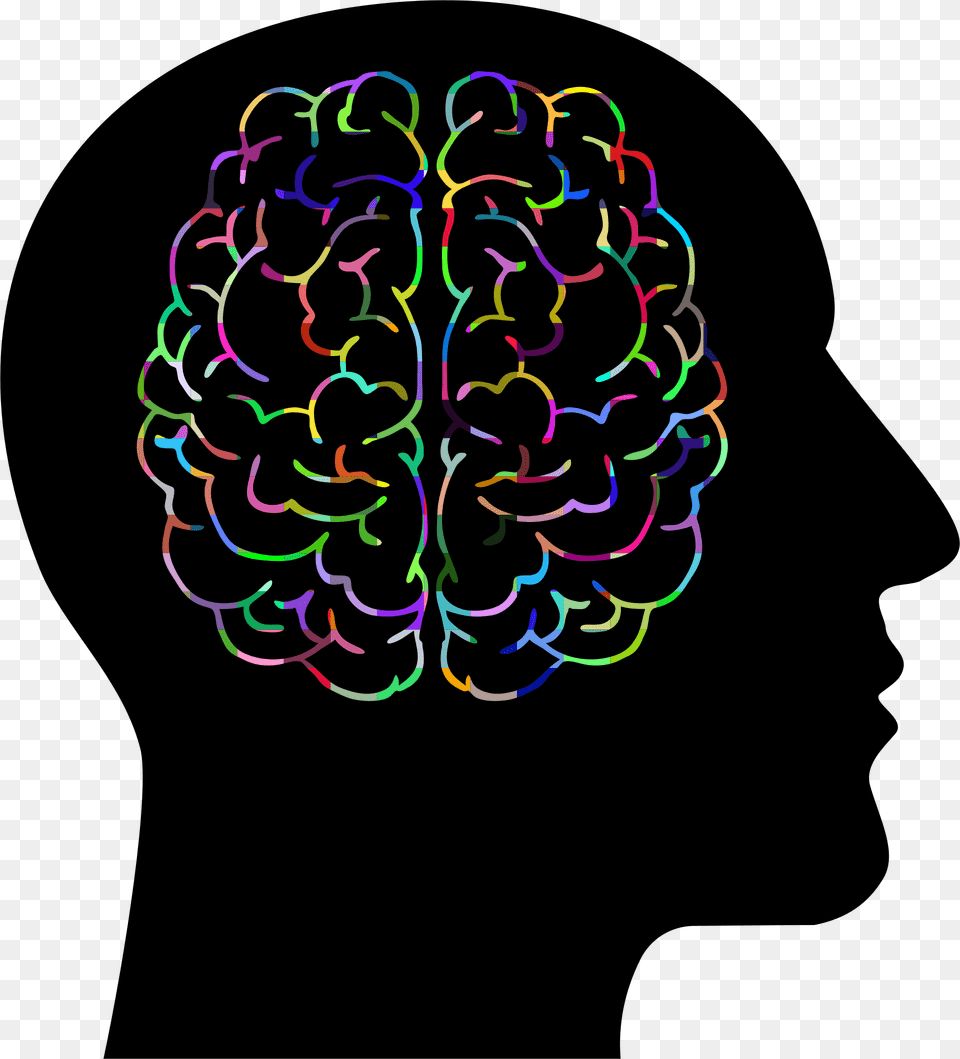 In Man Head Prismatic Human Brain Psychology Clipart, Pattern, Art, Graphics, Accessories Png