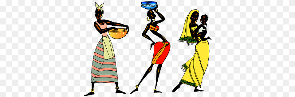 In Marriage African Tribe Cartoon, Adult, Female, Person, Woman Free Png