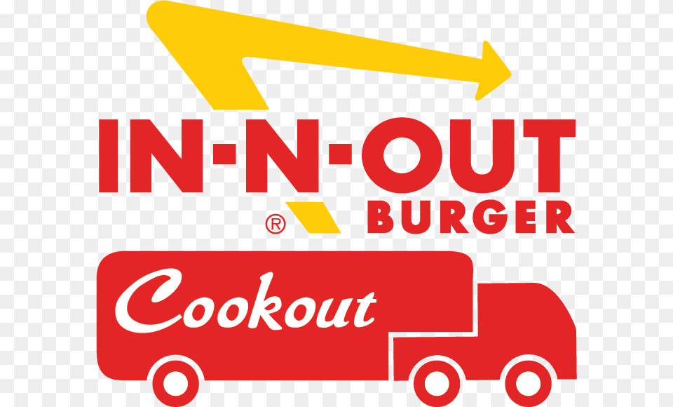 In N Out Burger N Out Burger Cookout Truck, First Aid, Logo, Text Free Png