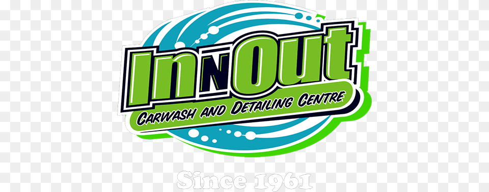 In N Out Car Wash Out, Logo, Gum, Advertisement, Dynamite Free Png Download