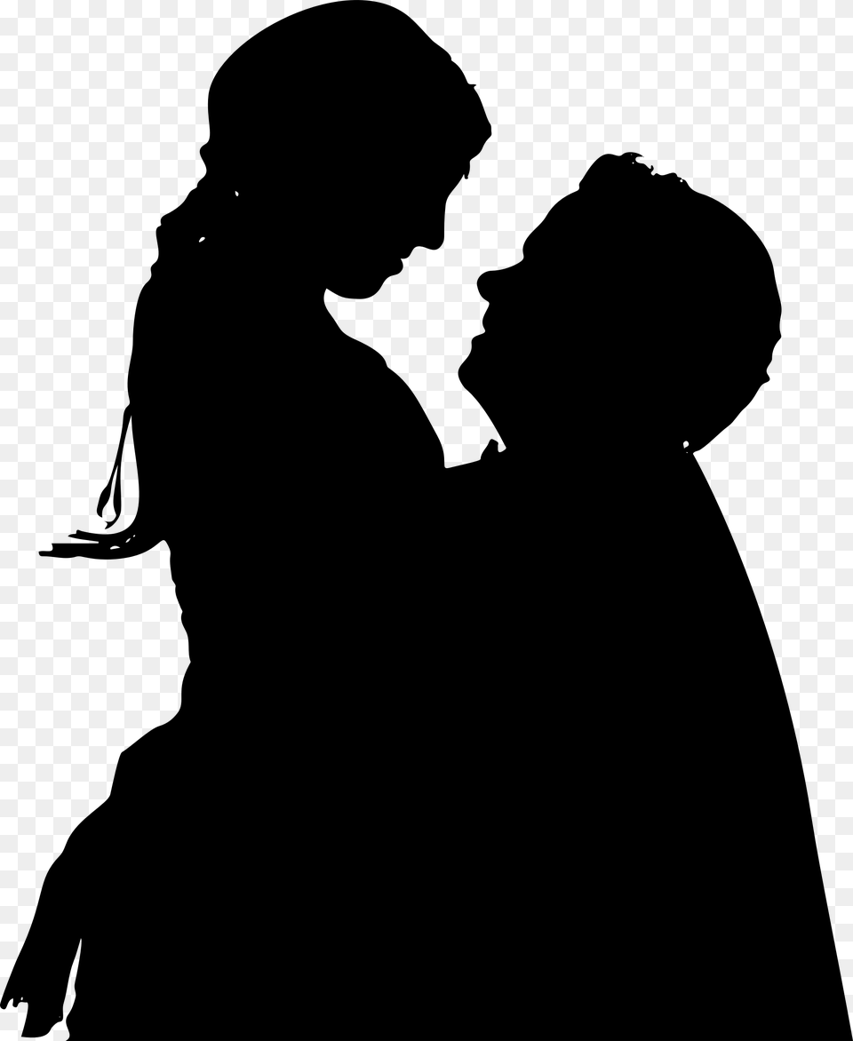 In Silhouette Big Image Will Wait For Eternity, Gray Png