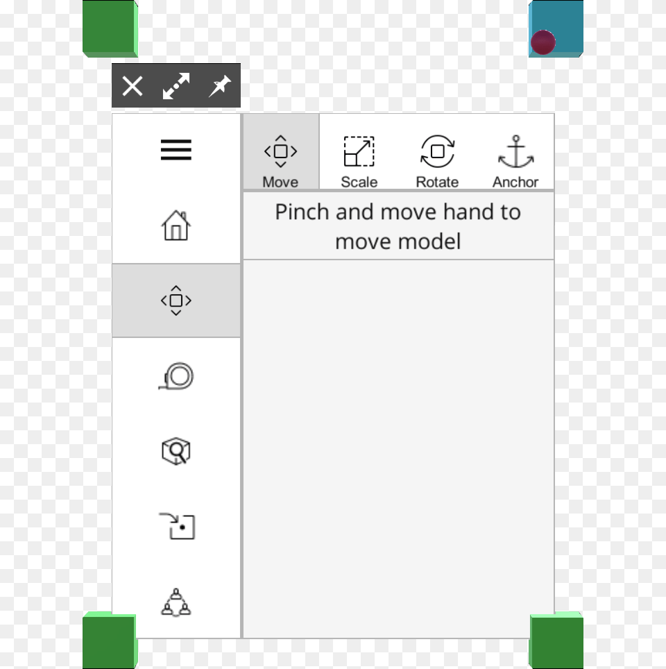 In Sketchup Viewer For Hololens You Can Resize The Sketchup Viewer Hololens Menu, Text, Page Free Png