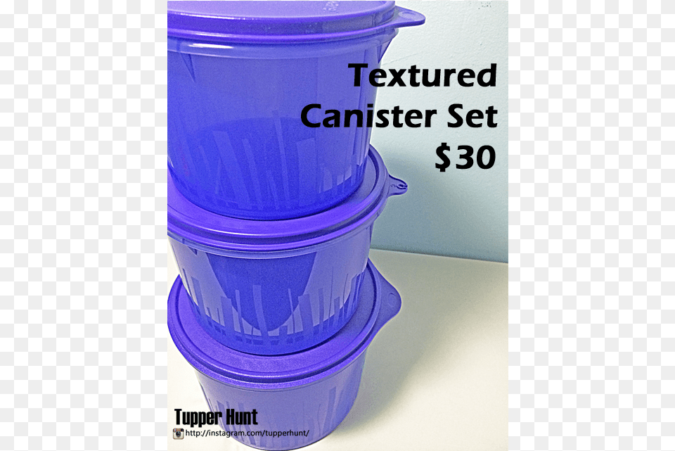 In Stock Tupperware Textured Canister Set Home Vamshi Name, Bowl, Bucket Free Transparent Png