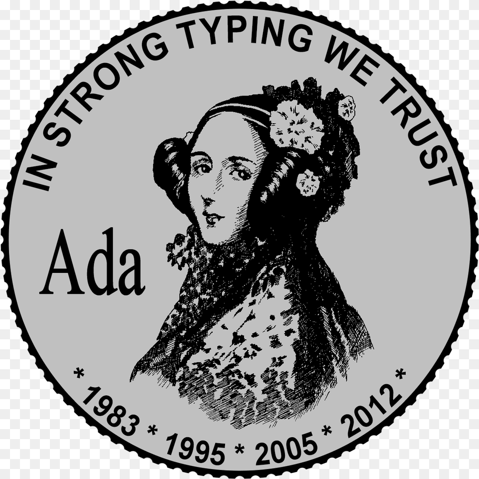 In Strong Typing We Trust Ada Programming Language Logo, Adult, Bride, Female, Person Free Transparent Png