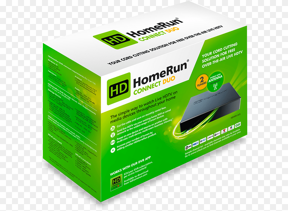 In The Box Hdhomerun Connect, Adapter, Electronics, Computer Hardware, Hardware Free Transparent Png