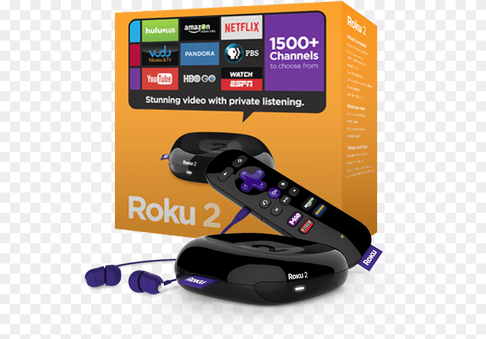 In The Box Roku, Electronics, Remote Control Free Transparent Png