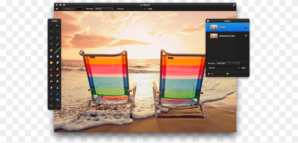 In The Effects Browser Select The Color Adjustments Pixelmator Curves, Electronics, Chair, Screen, Furniture Free Png