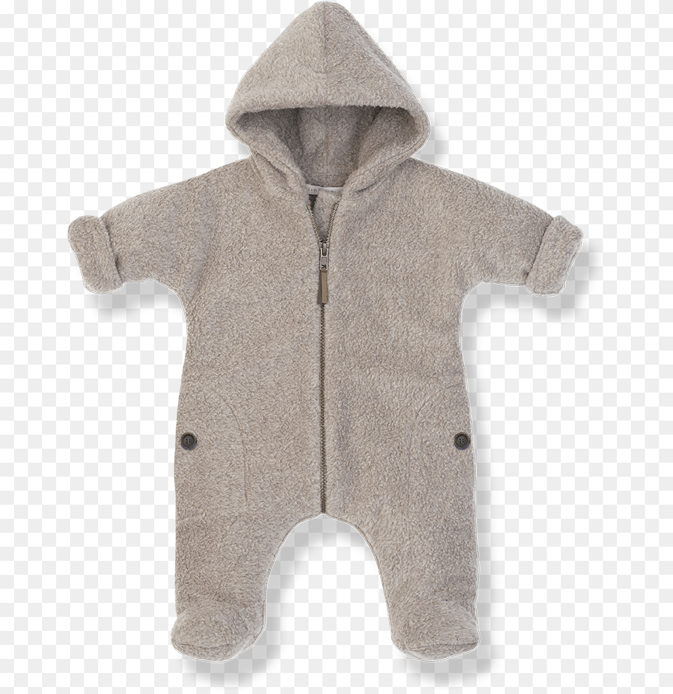 In The Family Baby Clothes One More In The Family Kay Polar Suit Beige, Clothing, Coat, Hood, Fleece Free Png Download