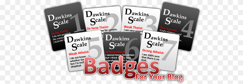 In The God Delusion Richard Dawkins Formulated A 7 Dawkins Scale, Text, Paper, Advertisement, Poster Png Image