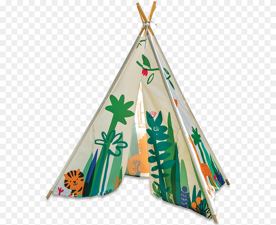 In The Jungle Teepee Detsk Teepeee, Tent, Camping, Outdoors, Adult Free Png